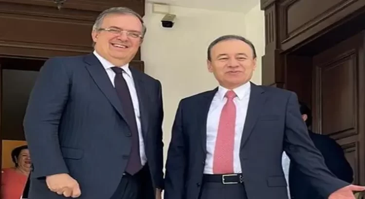 Ebrard agradece cálida recepción de Alfonso Durazo en Sonora