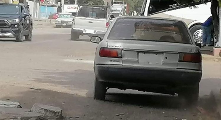 Pasa factura a taxistas de Navojoa mal estado de las calles