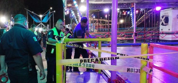 Clausuran área de juegos mecánicos de la Feria de Navojoa