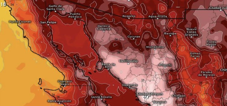 Estarán a 42 grados Navojoa y Cajeme este Martes