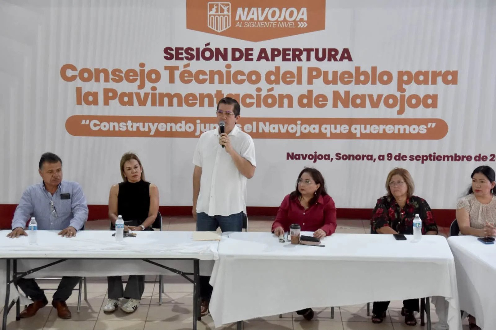 Presentan avances del proyecto de pavimentación en Navojoa