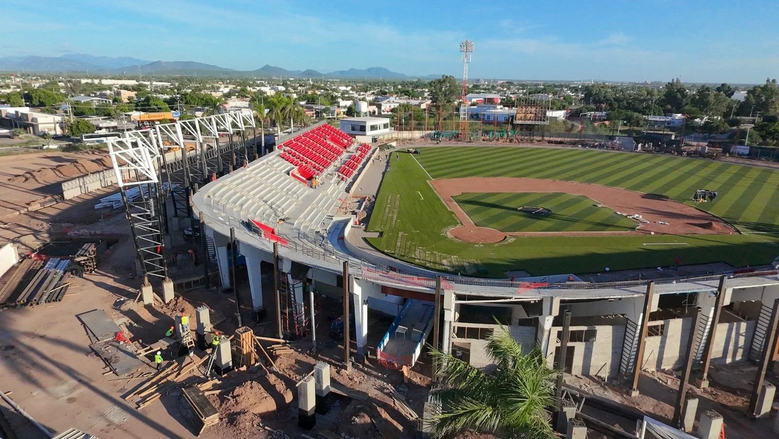 Rehabilitación del Estadio Manuel “Ciclón” Echeverría entra en su etapa final