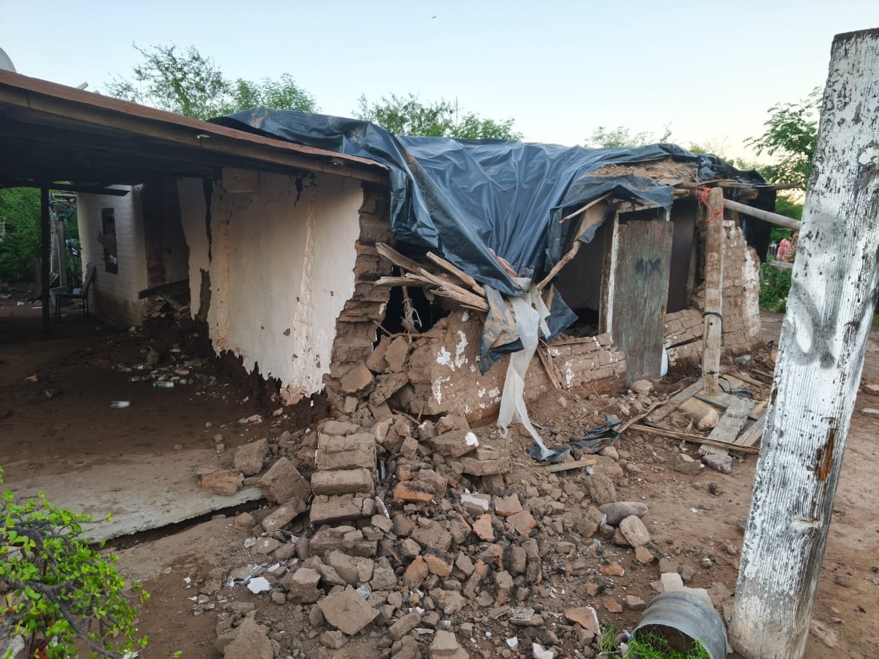 COVES evaluó 76 hogares afectados por el huracán “Polo” en Navojoa